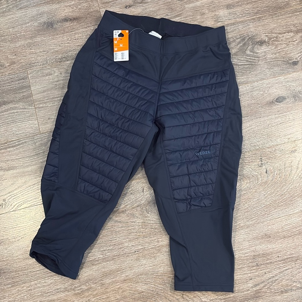 Cropped puffer pants